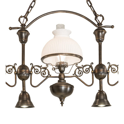 Meyda Tiffany 3 Light 48" Wide Linear Pendant