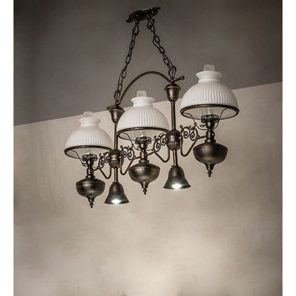 Meyda Tiffany 3 Light 48" Wide Linear Pendant