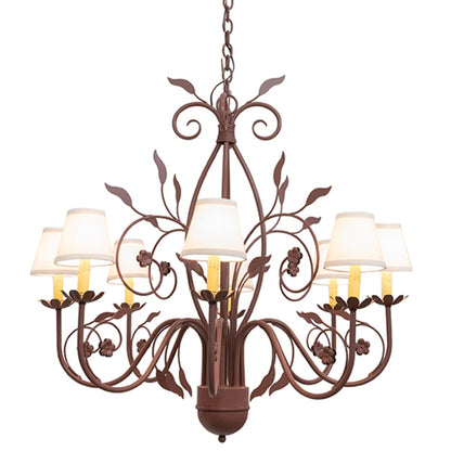 Meyda Tiffany Bordeaux 8 Light 37" Wide Chandelier