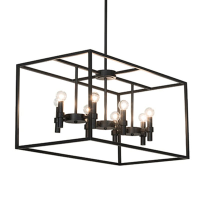 Meyda Tiffany 8 Light 32" Wide Linear Pendant