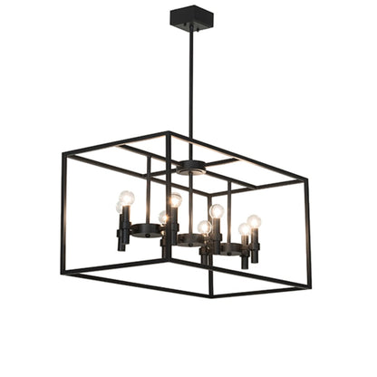 Meyda Tiffany 8 Light 32" Wide Linear Pendant