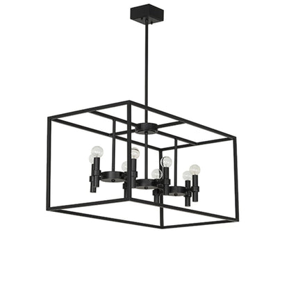 Meyda Tiffany 8 Light 32" Wide Linear Pendant