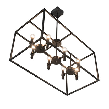Meyda Tiffany 8 Light 32" Wide Linear Pendant