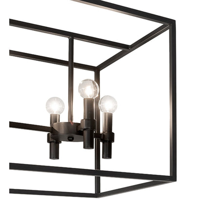 Meyda Tiffany 8 Light 32" Wide Linear Pendant