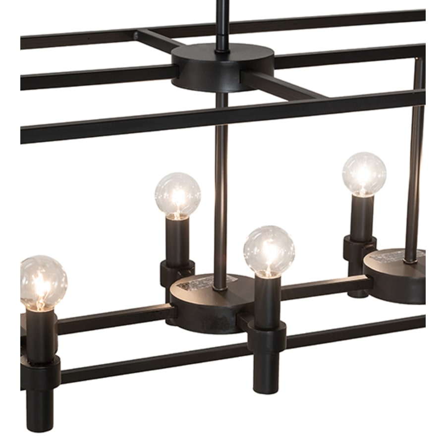 Meyda Tiffany 8 Light 32" Wide Linear Pendant