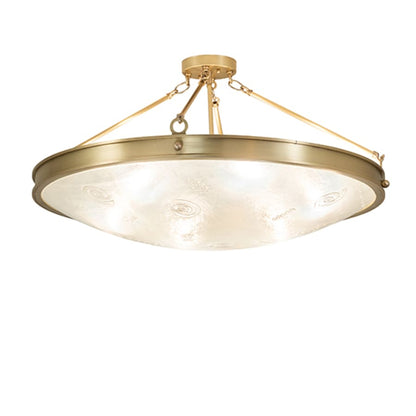 Meyda Tiffany Metro Fusion 6 Light 32" Wide Semi-Flush Bowl Ceiling Fixture