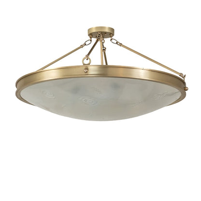 Meyda Tiffany Metro Fusion 6 Light 32" Wide Semi-Flush Bowl Ceiling Fixture