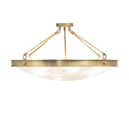 Meyda Tiffany Metro Fusion 6 Light 32" Wide Semi-Flush Bowl Ceiling Fixture