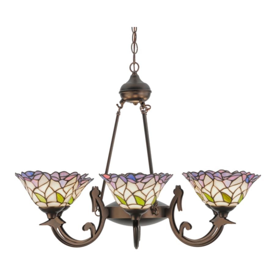 Meyda Tiffany Daffodil Bell 6 Light 33" Wide Chandelier