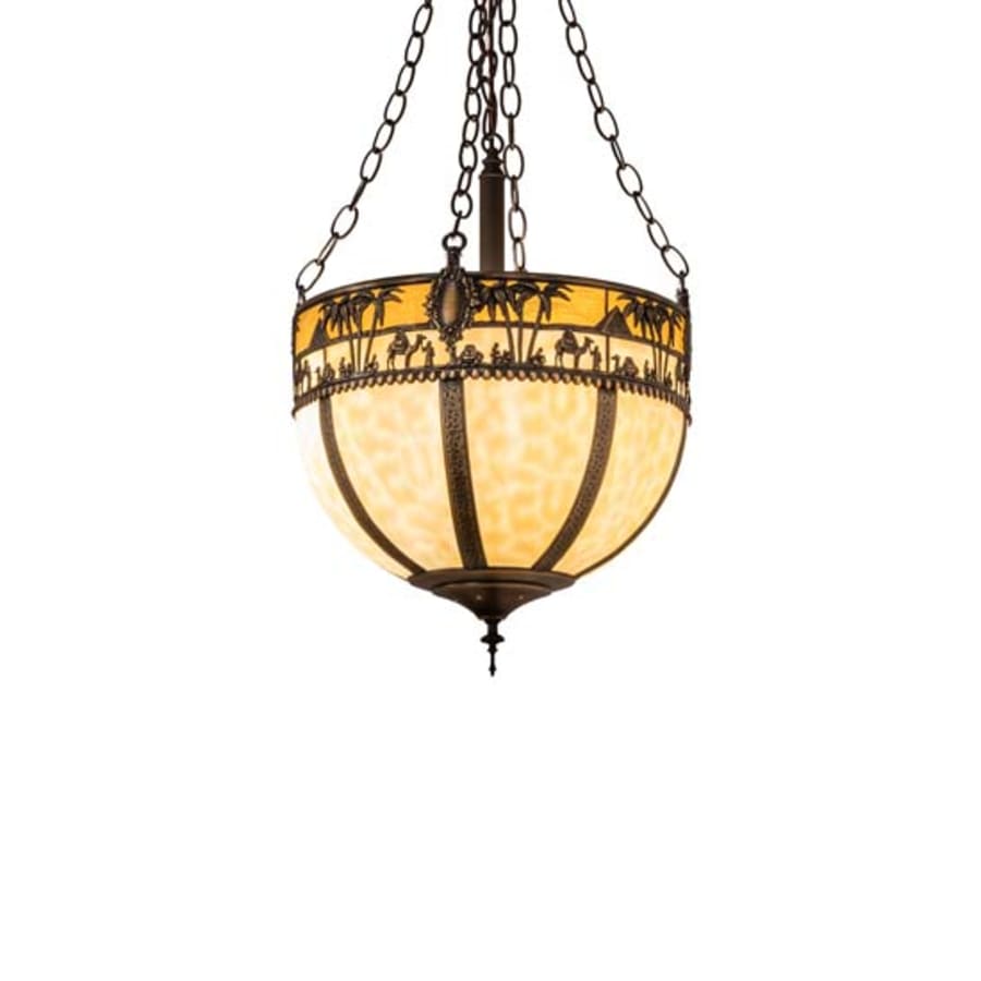 Meyda Tiffany Camel Basket 4 Light 16" Wide Pendant