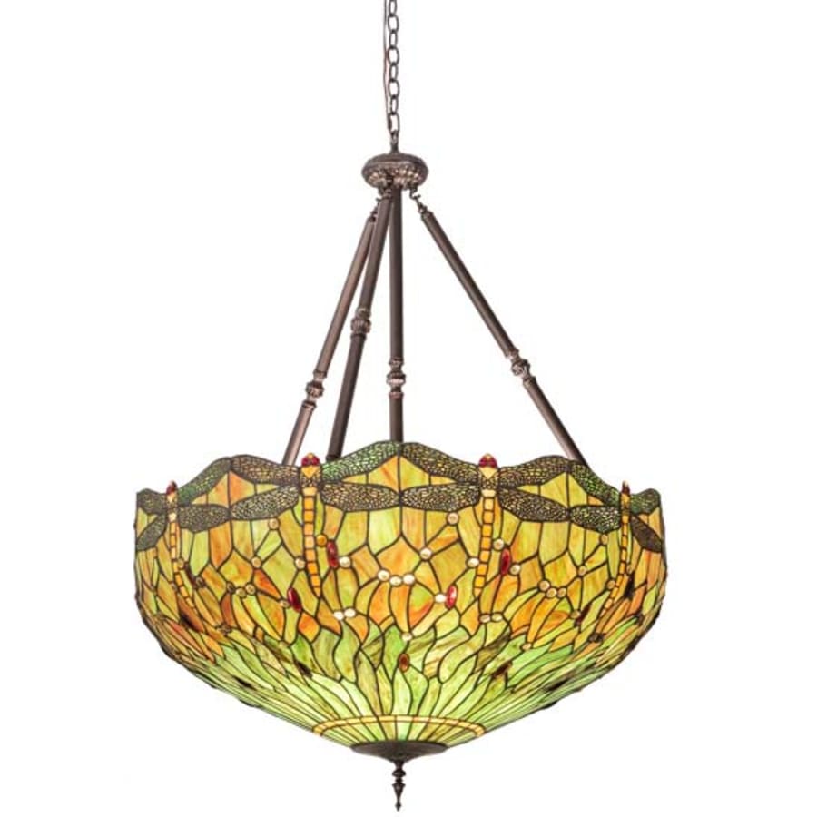 Meyda Tiffany Tiffany Hanginghead Dragonfly 5 Light 38" Wide Pendant