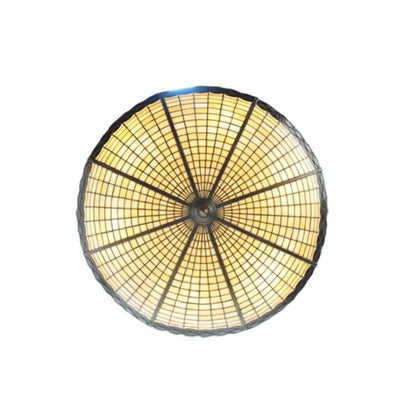 Meyda Tiffany Greenbriar Oak 6 Light 36" Wide Semi-Flush Bowl Ceiling Fixture
