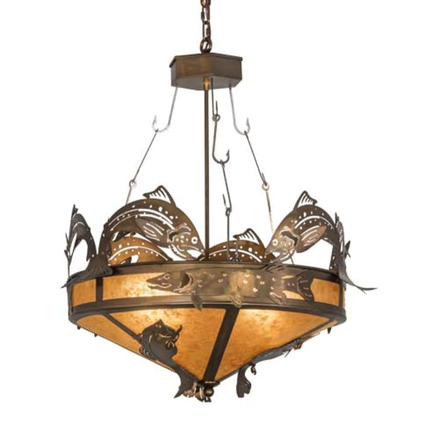 Meyda Tiffany Catch of the Day 12 Light 82" Wide Pendant