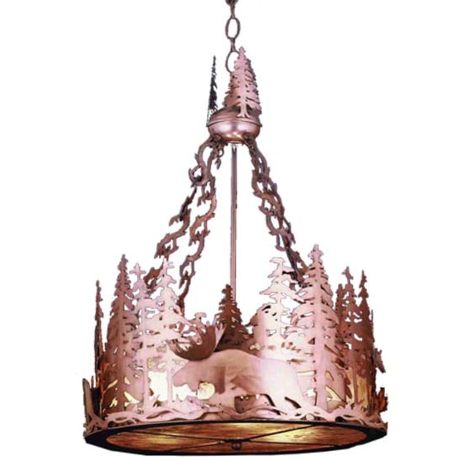 Meyda Tiffany Moose at Dusk 12 Light 72" Wide Pendant