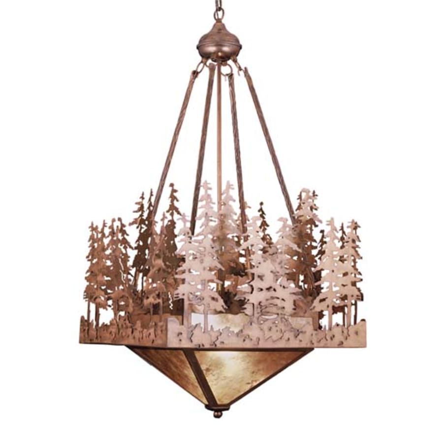 Meyda Tiffany Pine Lake 5 Light 42" Wide Pendant