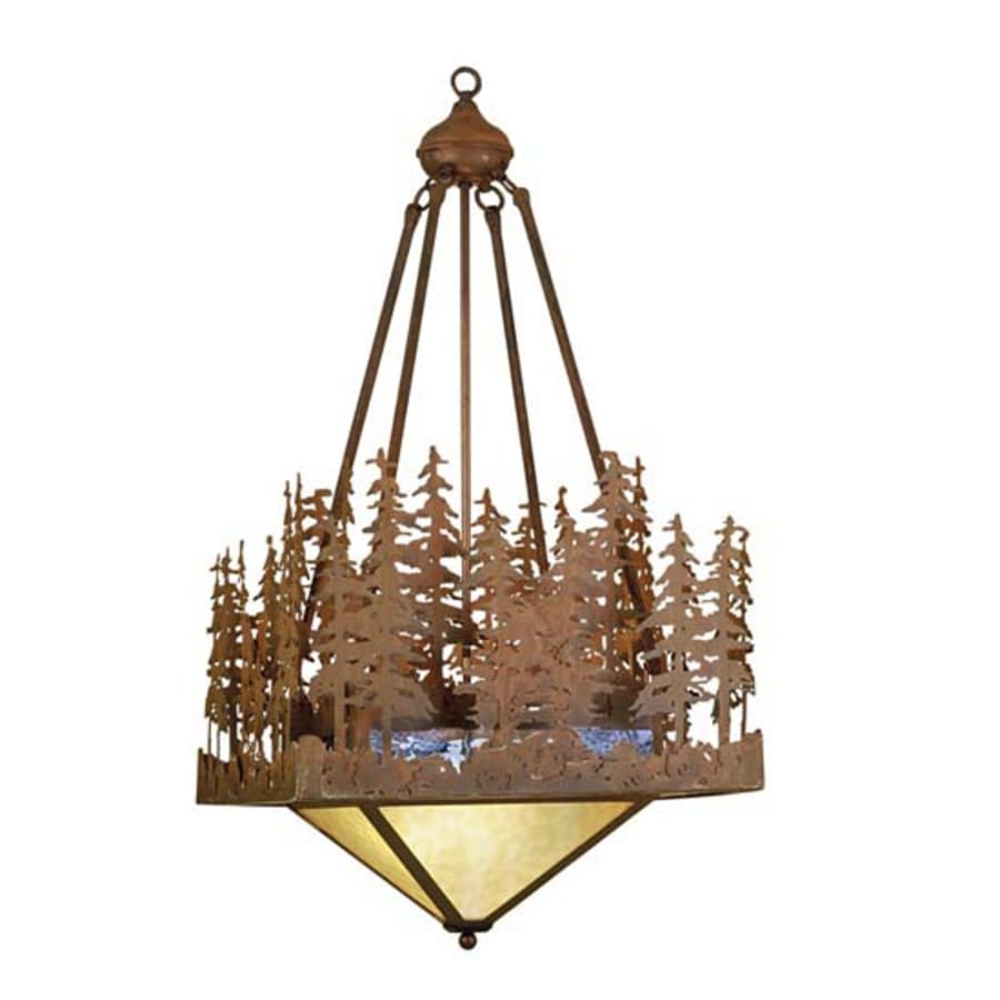 Meyda Tiffany Pine Lake 2 Light 23" Wide Pendant