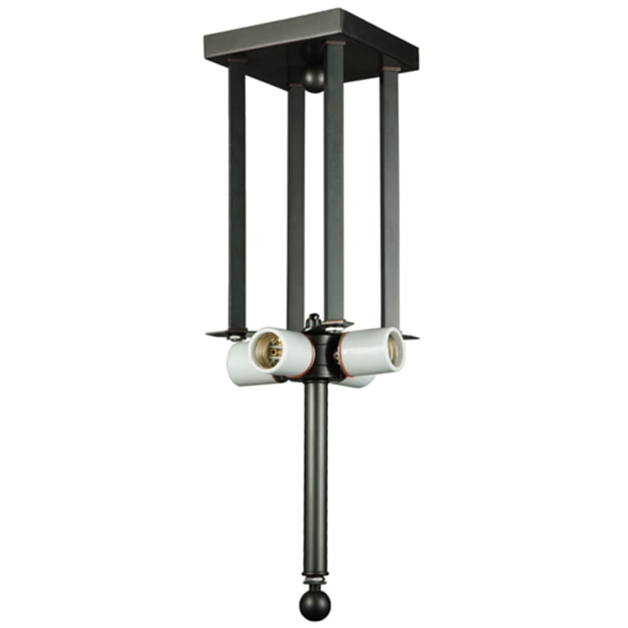 Meyda Tiffany Prairie Loft 4 Light 25" Wide Semi-Flush Ceiling Fixture