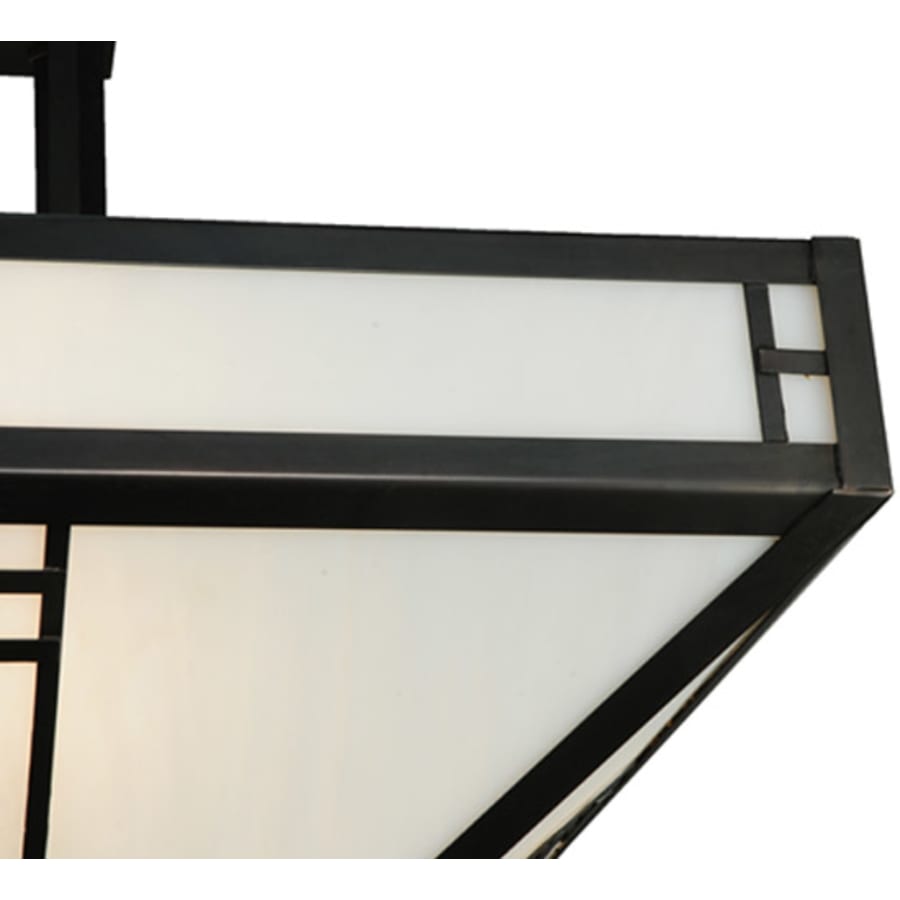 Meyda Tiffany Prairie Loft 4 Light 25" Wide Semi-Flush Ceiling Fixture