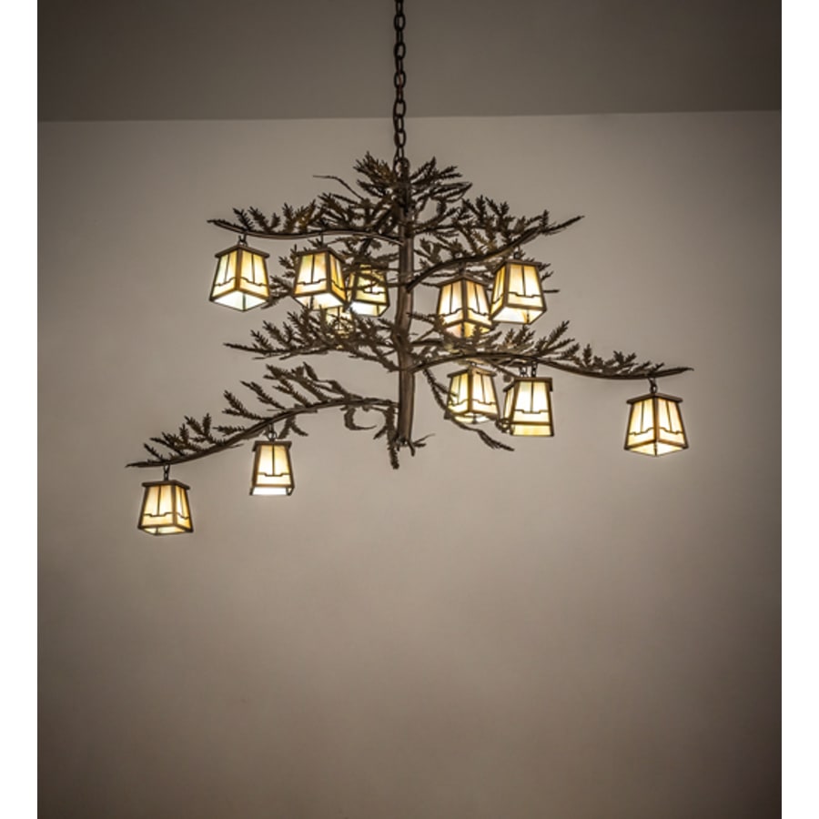 Meyda Tiffany Pine Branch Valley View 12 Light 36" Wide Chandelier