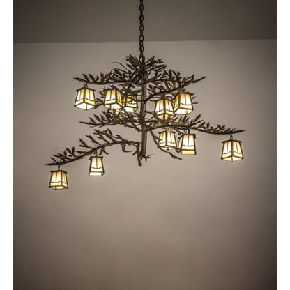 Meyda Tiffany Pine Branch Valley View 12 Light 36" Wide Chandelier