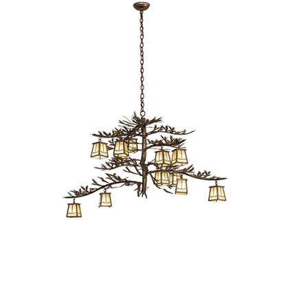 Meyda Tiffany Pine Branch Valley View 12 Light 36" Wide Chandelier