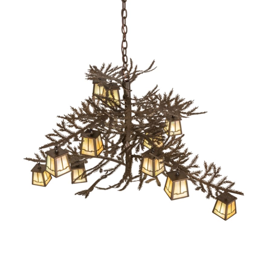 Meyda Tiffany Pine Branch Valley View 12 Light 36" Wide Chandelier