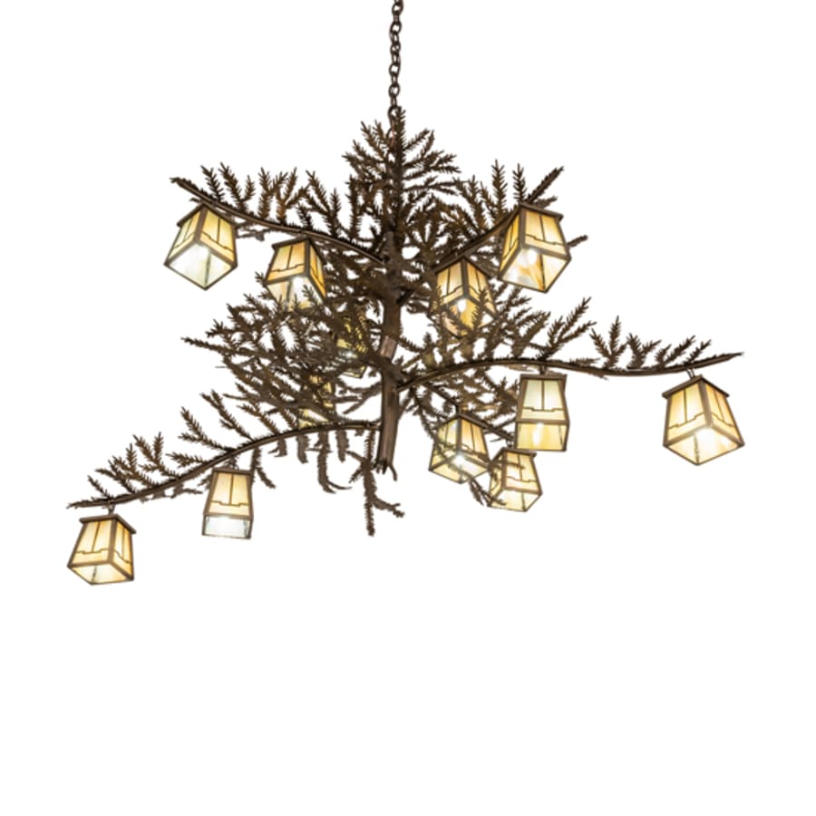Meyda Tiffany Pine Branch Valley View 12 Light 36" Wide Chandelier