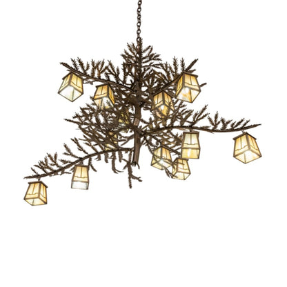 Meyda Tiffany Pine Branch Valley View 12 Light 36" Wide Chandelier