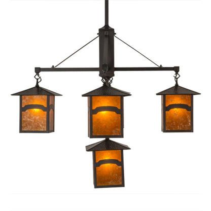 Meyda Tiffany Seneca Mountain View 5 Light 37" Wide Chandelier