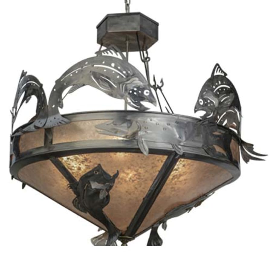 Meyda Tiffany Catch of the Day 6 Light 39" Wide Pendant