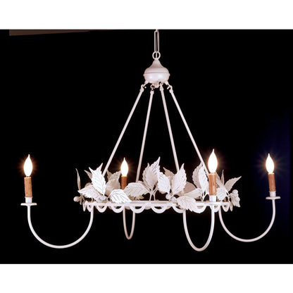 Meyda Tiffany Raspberry 4 Light 43" Wide Taper Candle Chandelier