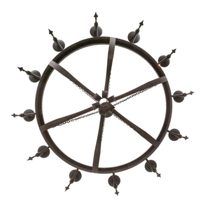 Meyda Tiffany Warwick 12 Light 66" Wide Taper Candle Style Chandelier