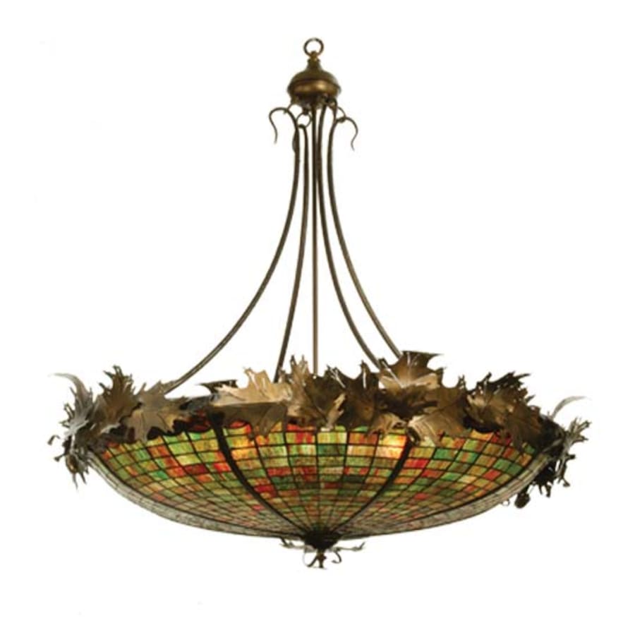 Meyda Tiffany Greenbriar Oak 8 Light 52" Wide Pendant