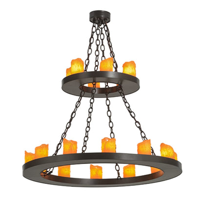 Meyda Tiffany Loxley 18 Light 36" Wide Pillar Candle Style Chandelier