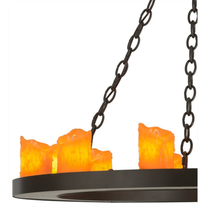Meyda Tiffany Loxley 18 Light 36" Wide Pillar Candle Style Chandelier