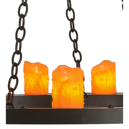 Meyda Tiffany Loxley 18 Light 36" Wide Pillar Candle Style Chandelier