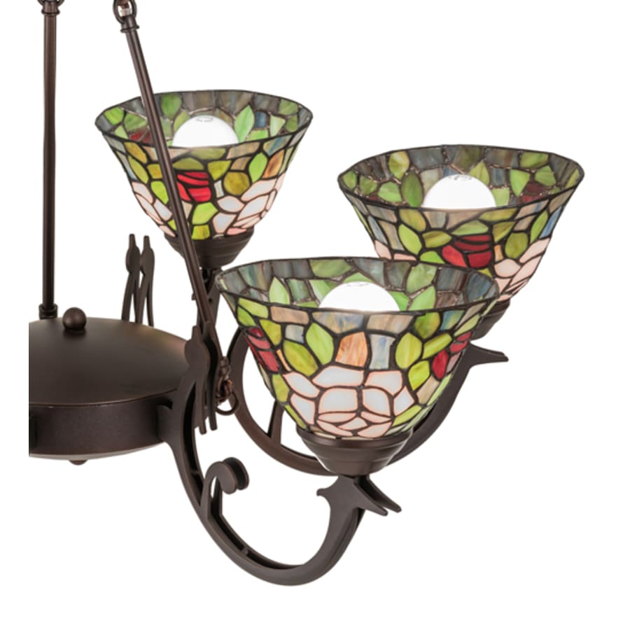 Meyda Tiffany Tiffany Rosebush 6 Light 32" Wide Chandelier