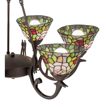 Meyda Tiffany Tiffany Rosebush 6 Light 32" Wide Chandelier