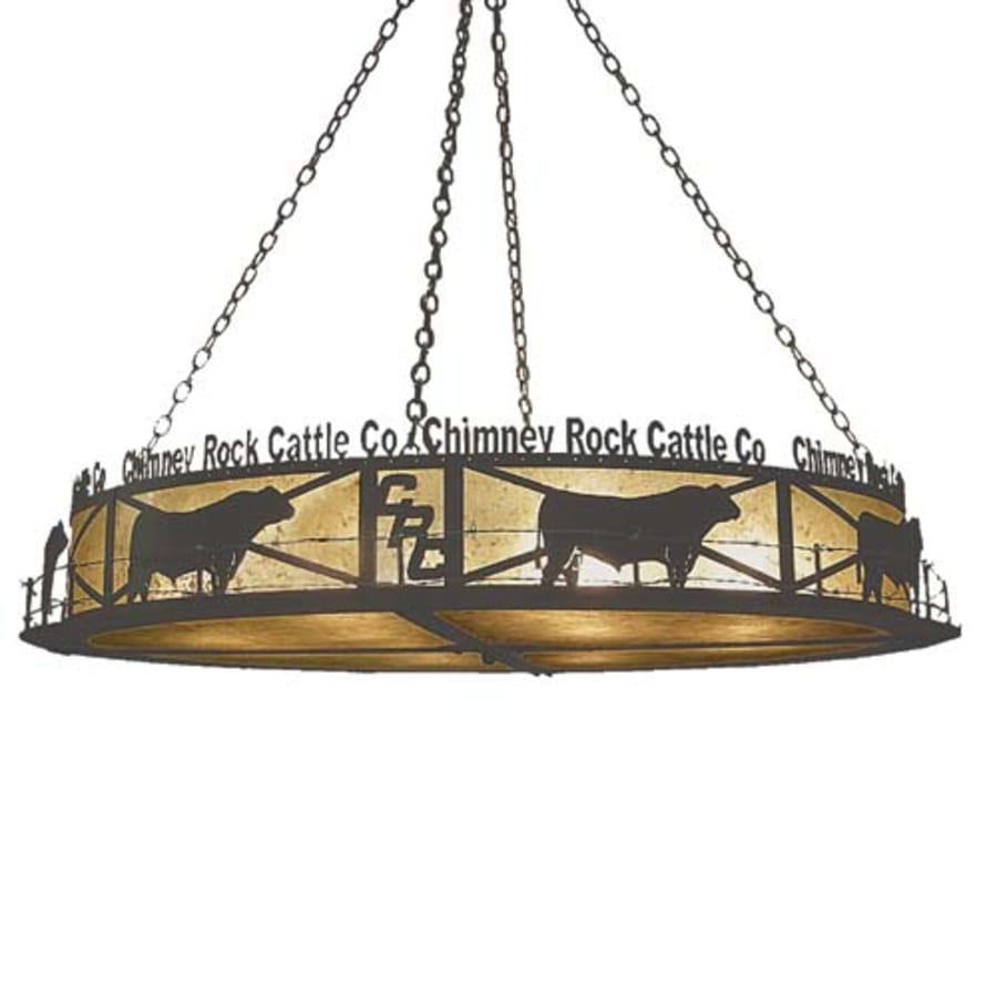Meyda Tiffany Personalized Chimney Rock 12 Light 60" Wide Pendant