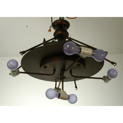 Meyda Tiffany Ivy Berry 6 Light 34" Wide Semi-Flush Bowl Ceiling Fixture