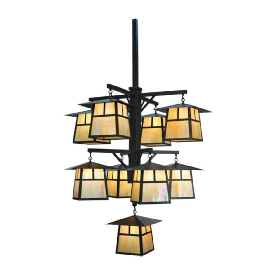 Meyda Tiffany Stillwater T Mission 9 Light 61" Wide Chandelier