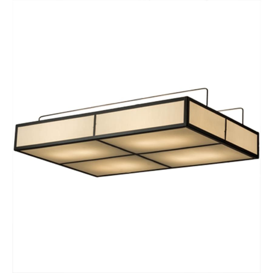 Meyda Tiffany Kyoto 8 Light 45" Wide Semi-Flush Square Ceiling Fixture