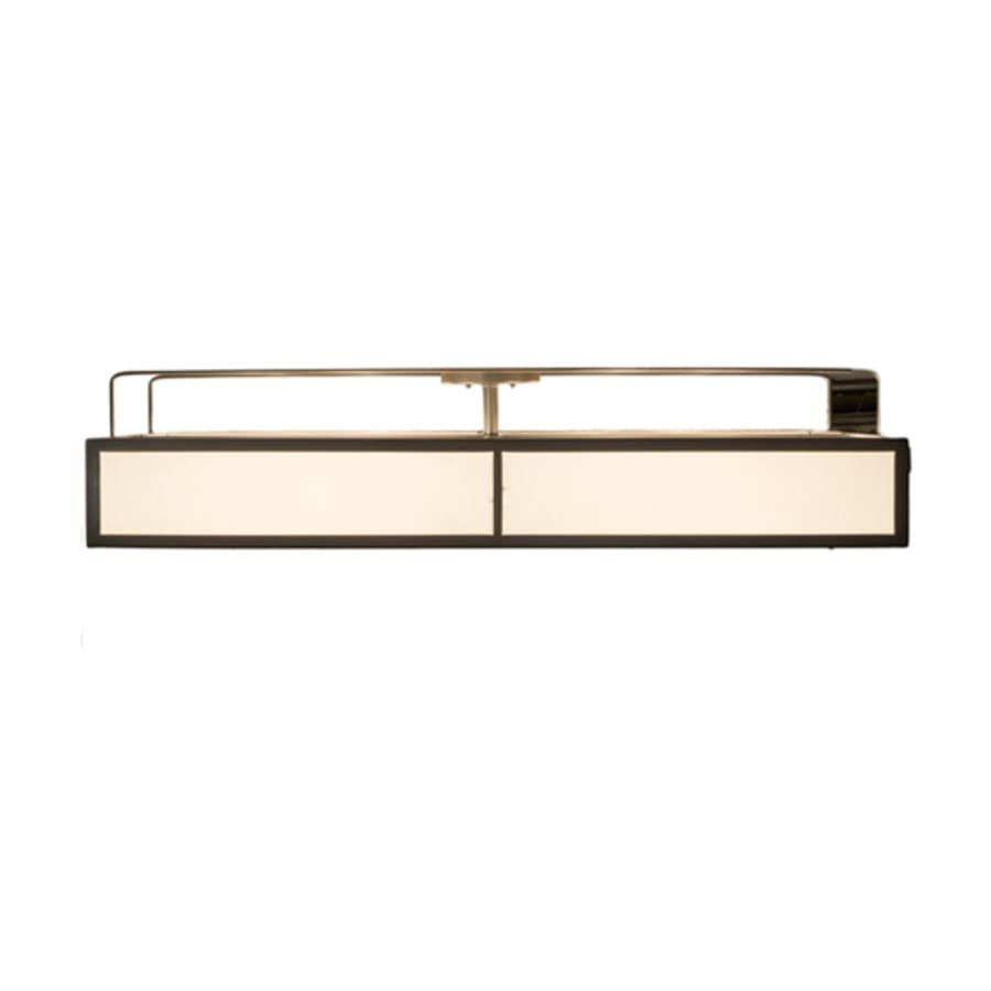 Meyda Tiffany Kyoto 8 Light 45" Wide Semi-Flush Square Ceiling Fixture