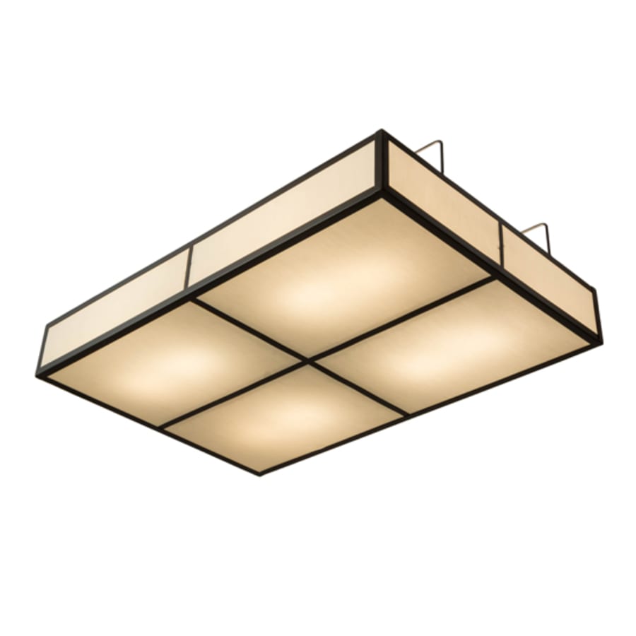Meyda Tiffany Kyoto 8 Light 45" Wide Semi-Flush Square Ceiling Fixture