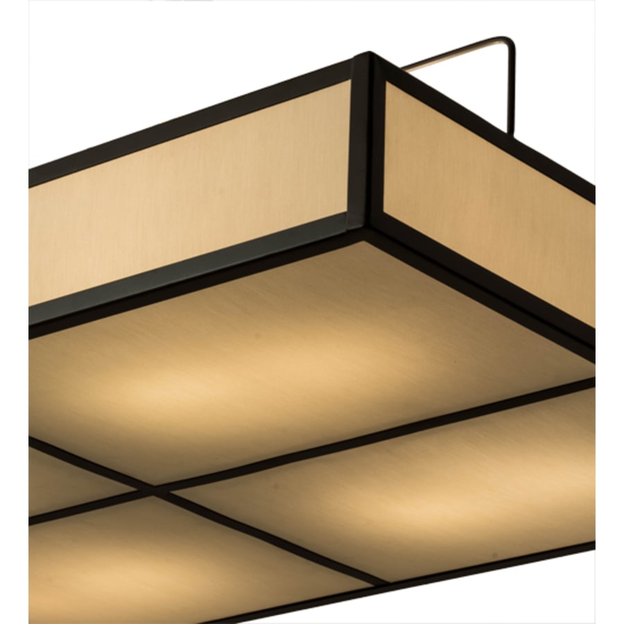 Meyda Tiffany Kyoto 8 Light 45" Wide Semi-Flush Square Ceiling Fixture