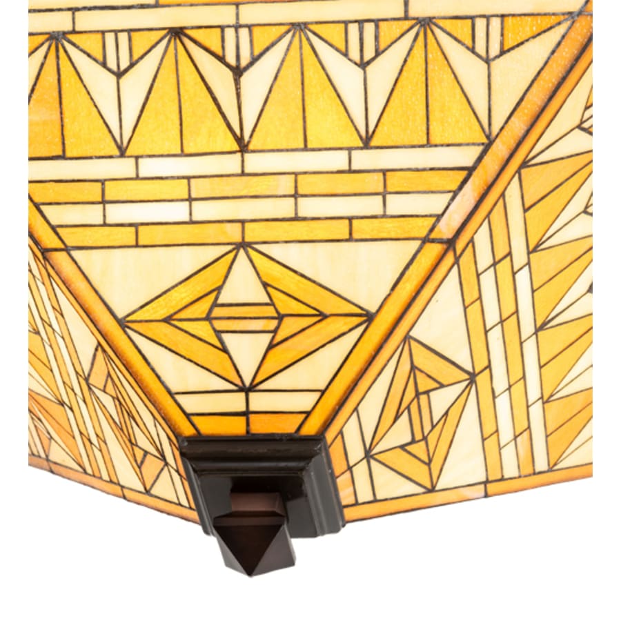 Meyda Tiffany Valencia Mission 4 Light 41" Wide Flush Mount Ceiling Fixture