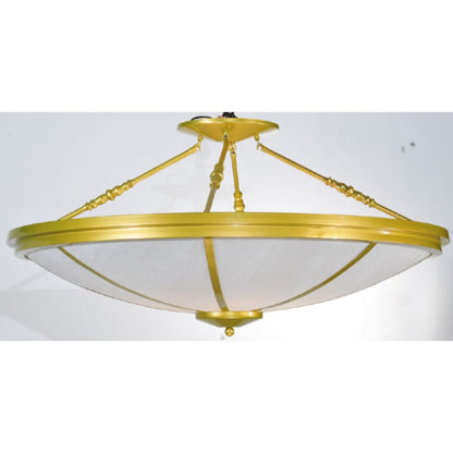 Meyda Tiffany Commerce 8 Light 46" Wide Semi-Flush Bowl Ceiling Fixture