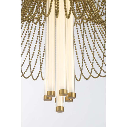 Minka Lavery Jezelle 34" Wide LED Waterfall Chandelier