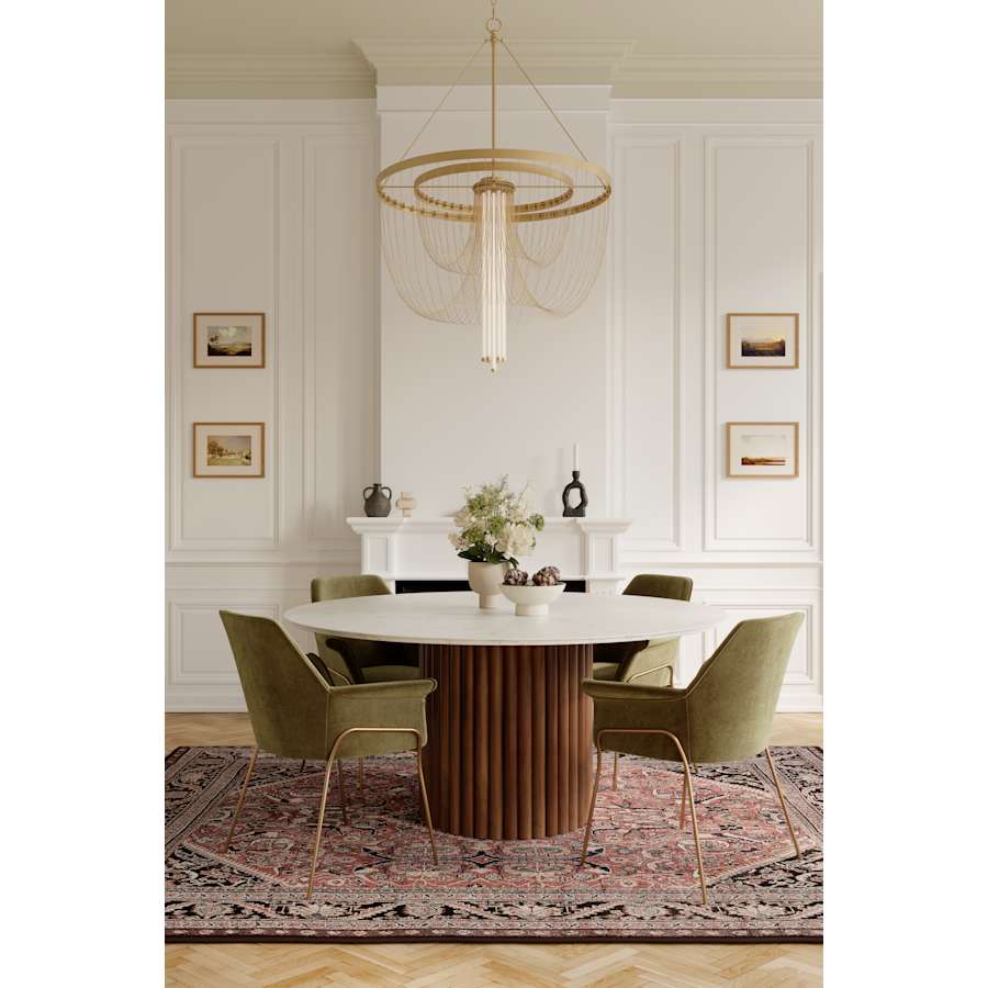 Minka Lavery Jezelle 34" Wide LED Waterfall Chandelier