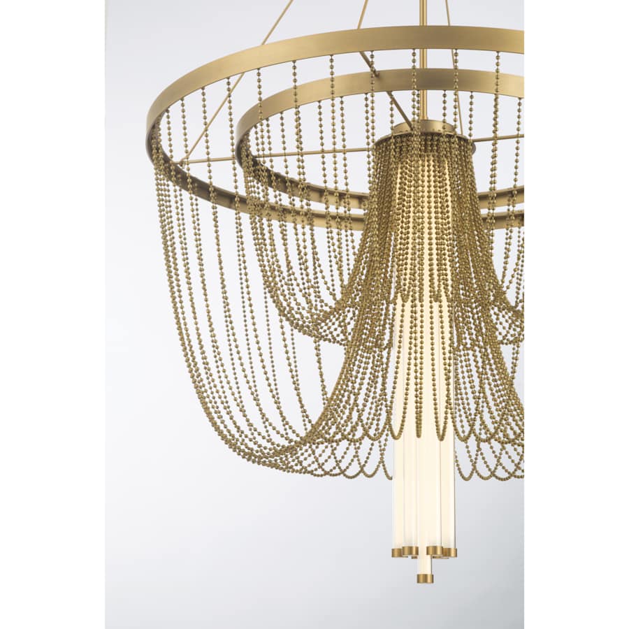 Minka Lavery Jezelle 34" Wide LED Waterfall Chandelier